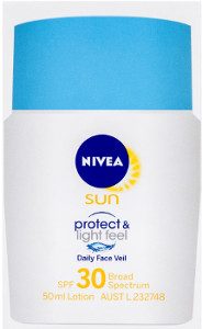 Nivea Sun Daily Face Veil SPF 30 Beauty Over 40