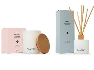 Natio Romance Candle & Happy Reed Diffuser Beauty Over 40
